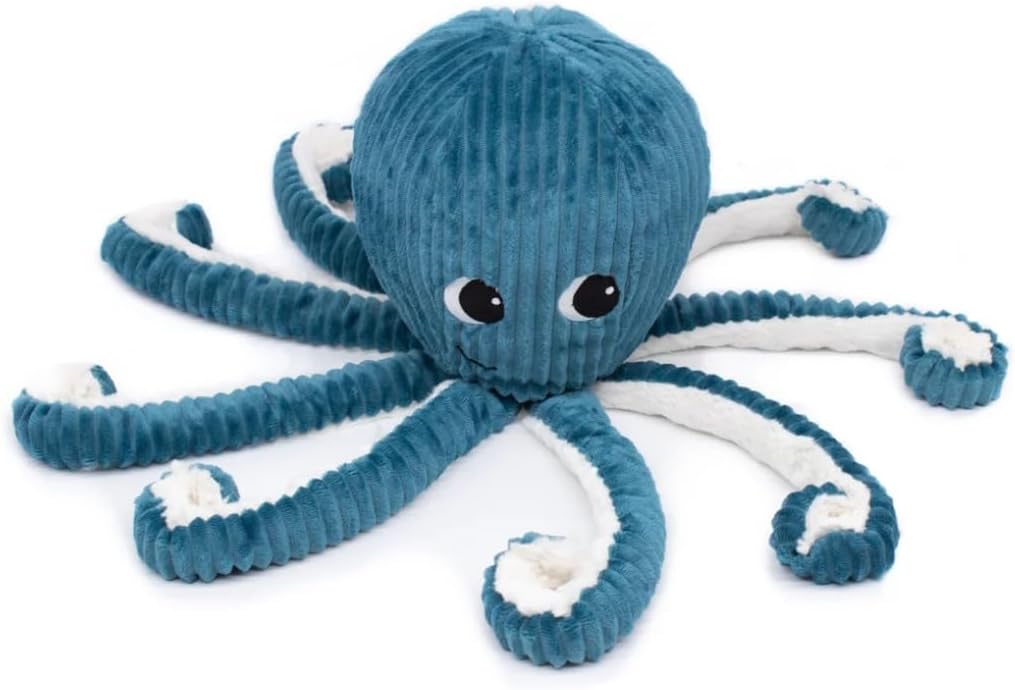 Filou de Octopus met Baby - Blauw