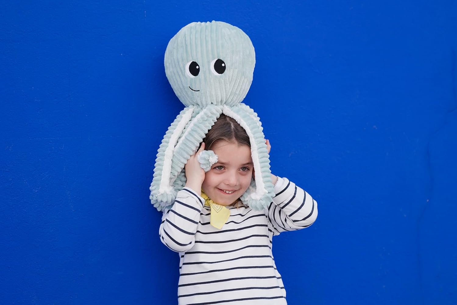 Filou de Octopus met Baby - Mint