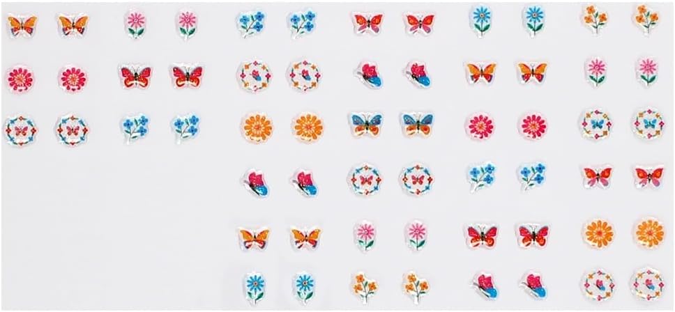 Plakoorbellen - Floral Flutter