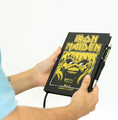 Iron Maiden: Grupo Erik - Iron Maiden (Quaderno Premium A5 Con Penna Proiettore)