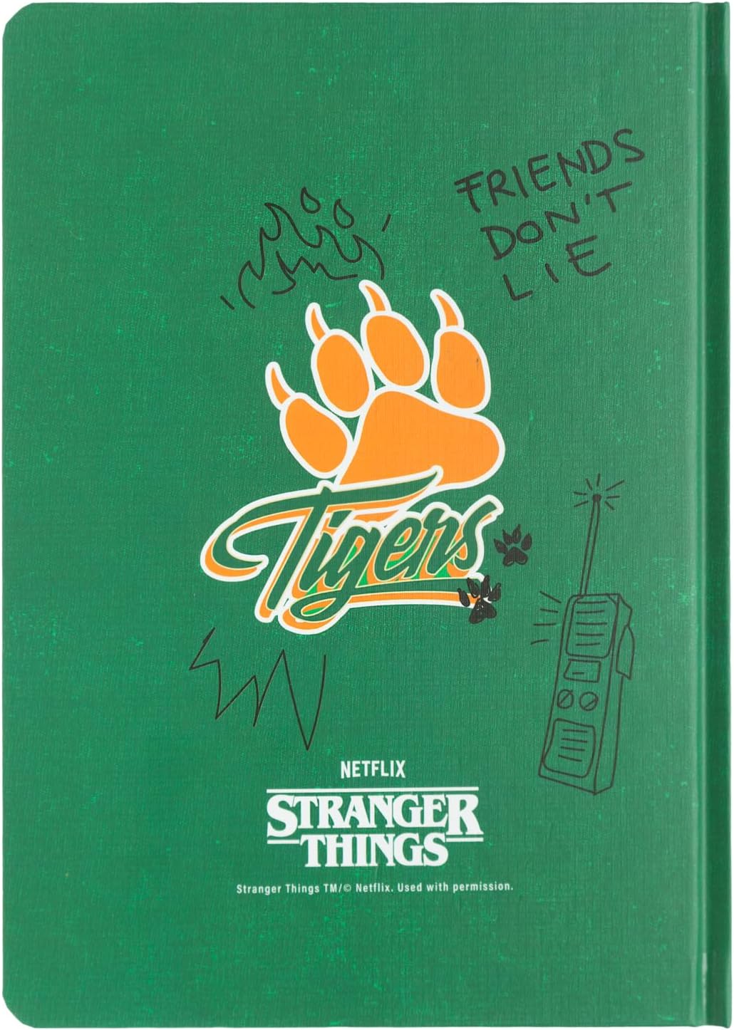 Grupo Erik Bullet Journal Notizbuch A5 Stranger Things High School Hardcover Notizbuch Notizblock A5 Tagebuch - Offizieller Stranger Things Merch Grün