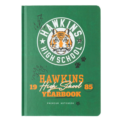 Grupo Erik Bullet Journal Notizbuch A5 Stranger Things High School Hardcover Notizbuch Notizblock A5 Tagebuch - Offizieller Stranger Things Merch Grün