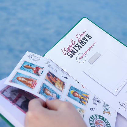Grupo Erik Bullet Journal Notizbuch A5 Stranger Things High School Hardcover Notizbuch Notizblock A5 Tagebuch - Offizieller Stranger Things Merch Grün