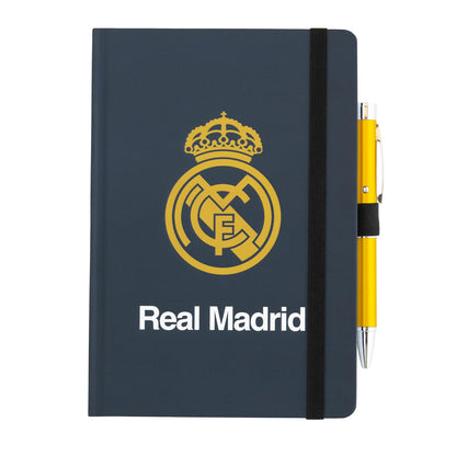 Real Madrid Premium A5 Notebook With Projector Pen