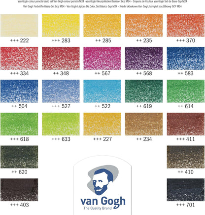 Van Gogh Basisset Kleurpotloden met 24 Kleuren