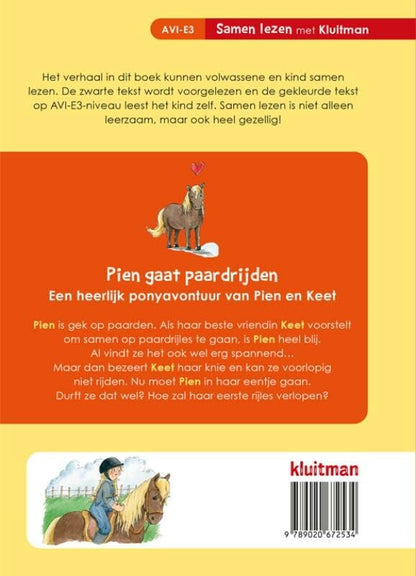 Uitgeverij Kluitman - Pien gaat paardrijden AVI-E3