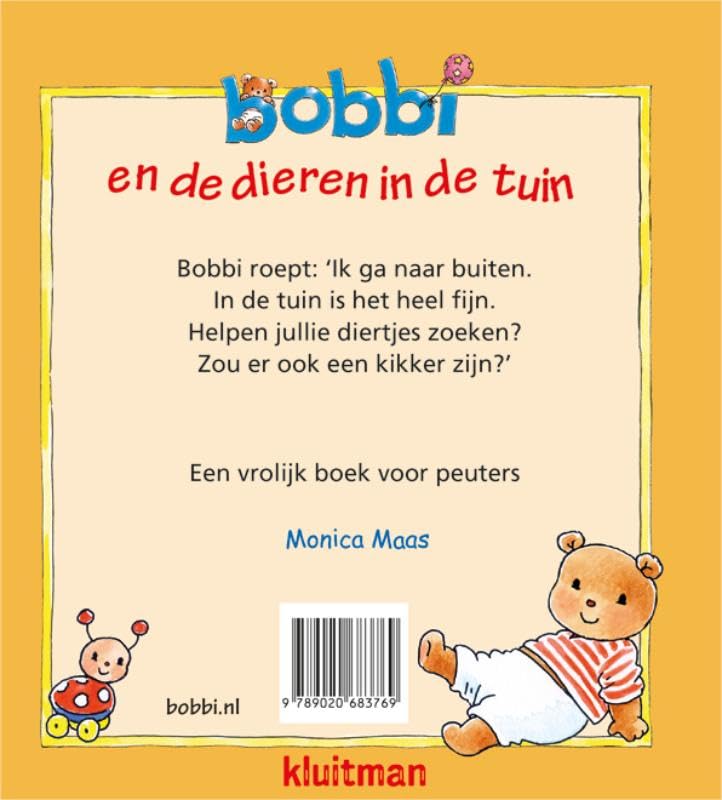 Uitgeverij Kluitman - Bobbi En De Dieren In De Tuin