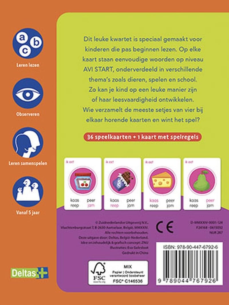 Kwartet - Eerste Woorden Lezen (avi Start)