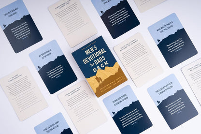 Men's Devotional for Dads Deck: Uplifting Bible Verses, Devotions and Prayers, 52 Double-sided Cards
