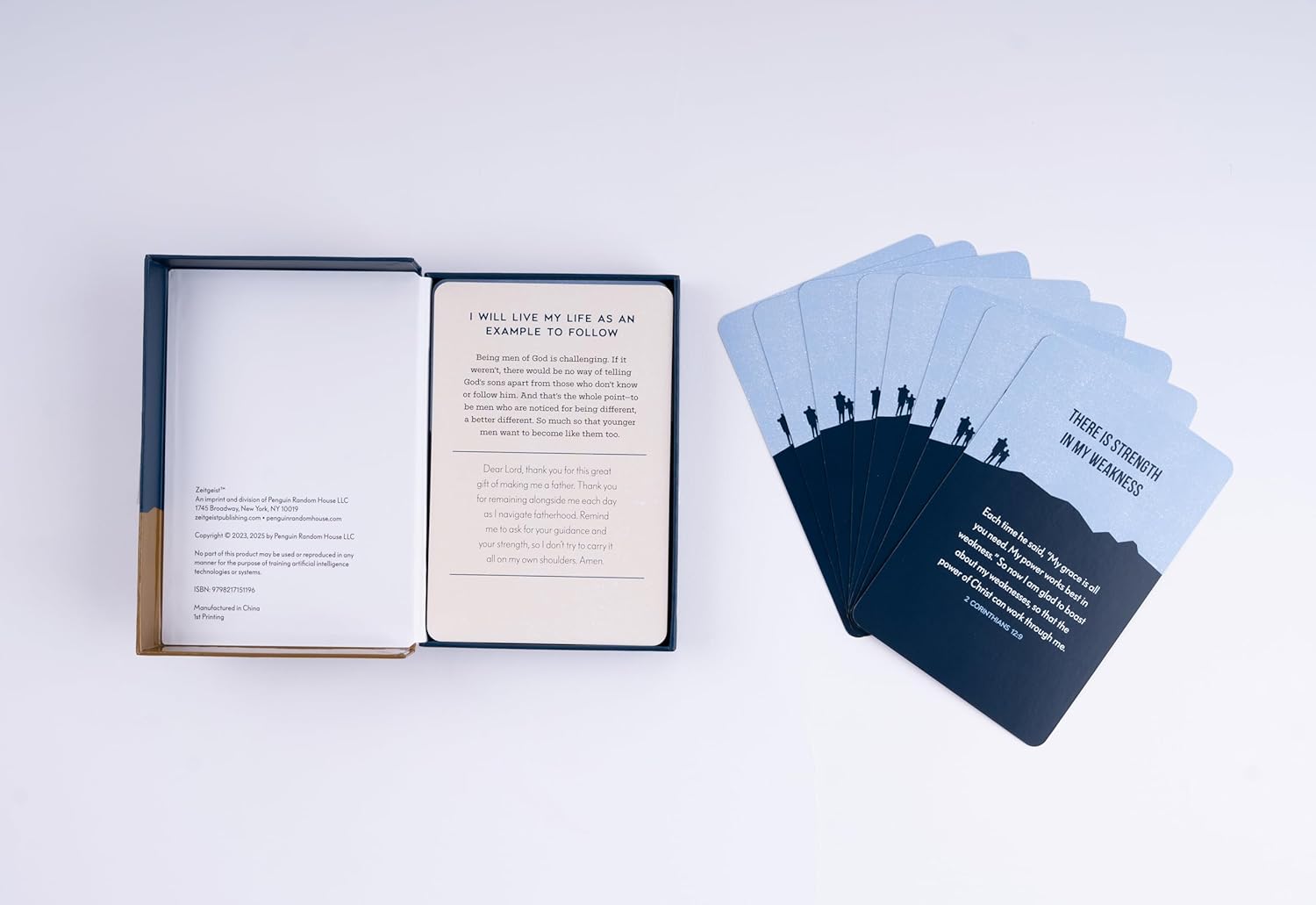 Men's Devotional for Dads Deck: Uplifting Bible Verses, Devotions and Prayers, 52 Double-sided Cards