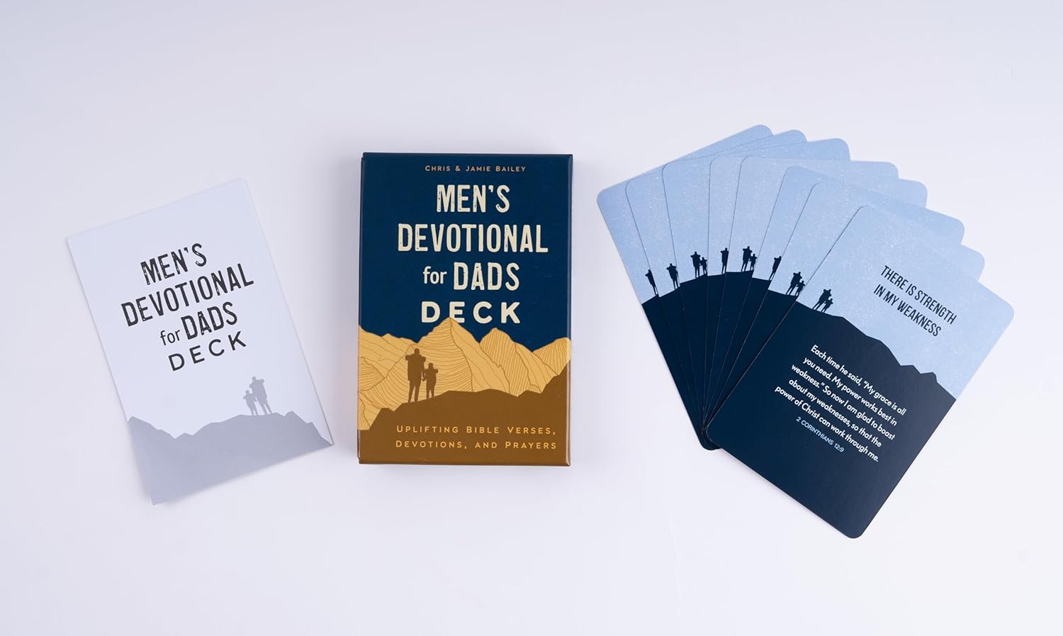 Men's Devotional for Dads Deck: Uplifting Bible Verses, Devotions and Prayers, 52 Double-sided Cards