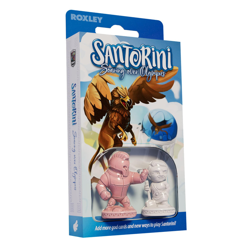Santorini: Soaring Over Olympus - an Expansion Pack with New Gods from Mount Olympus | Ages 8+ | Plays in 20 Minutes