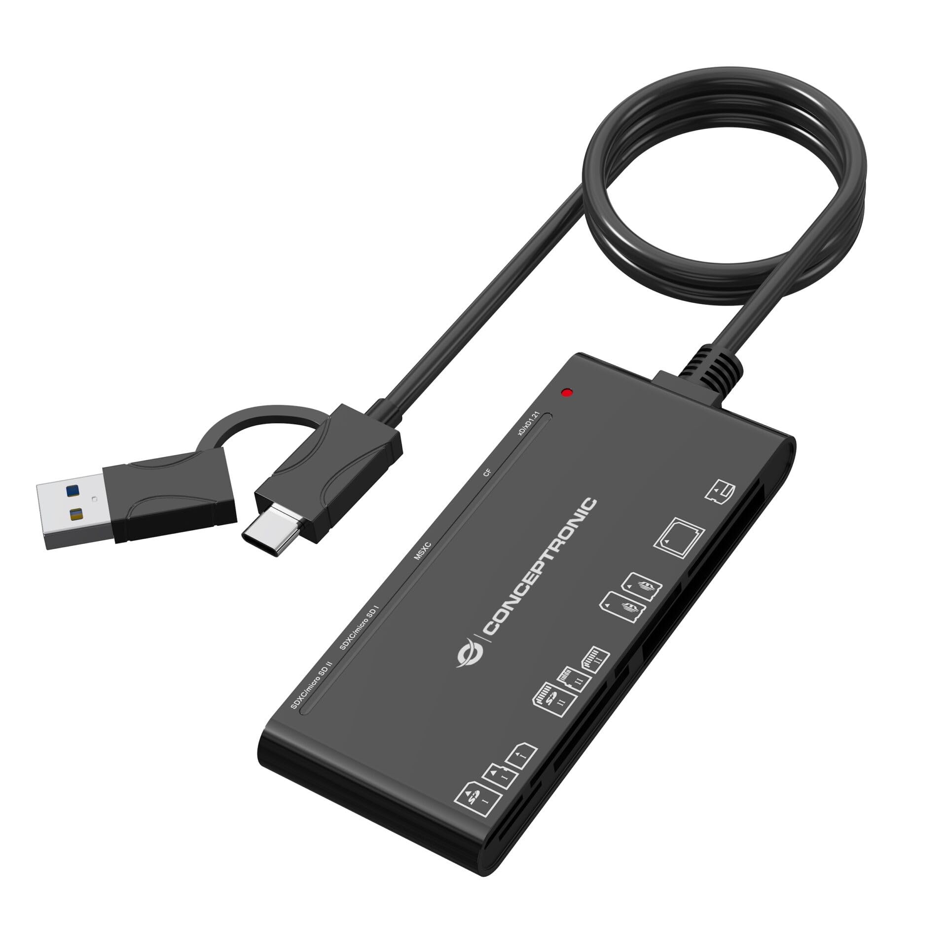 Conceptronic 7-In-1 Card Reader Usb3