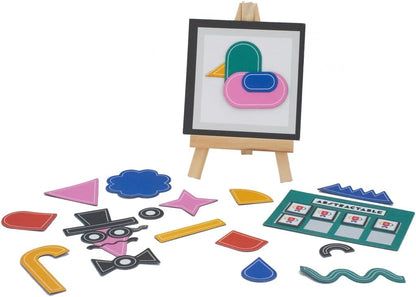 Gibsons Abstractable Creative Magnetic Family Game – Quick-Thinking Party Game for Ages 6+, 1–6 Players – Fun Artistic Challenge with 200+ Shapes – 20-Minute Rounds for All Ages