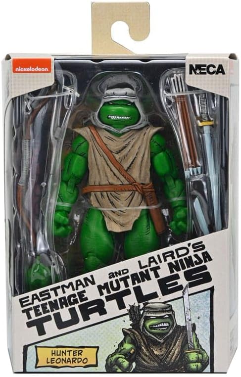 Leonardo Hunter Scale Action Figure 18cm Teenage Mutant Ninja Turtles Mirage Comics