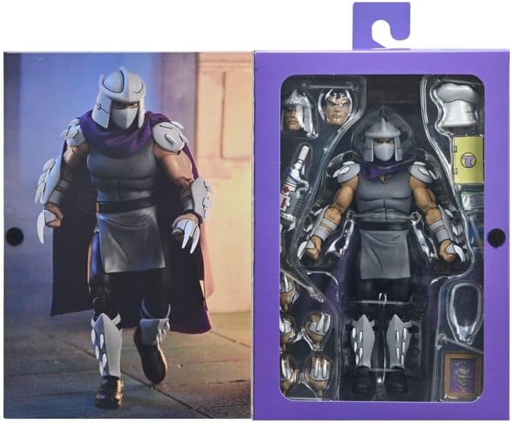 Shredder Classic Colors Ultimate Scale Action Figure 18cm Teenage Mutant Ninja Turtles Cartoon