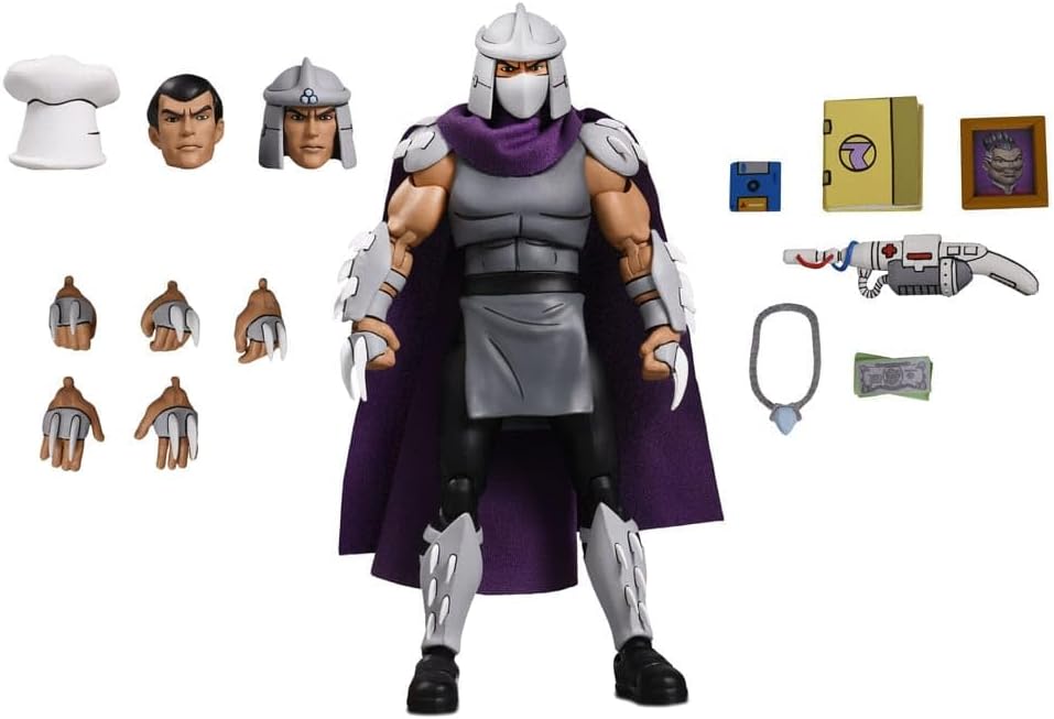 Shredder Classic Colors Ultimate Scale Action Figure 18cm Teenage Mutant Ninja Turtles Cartoon