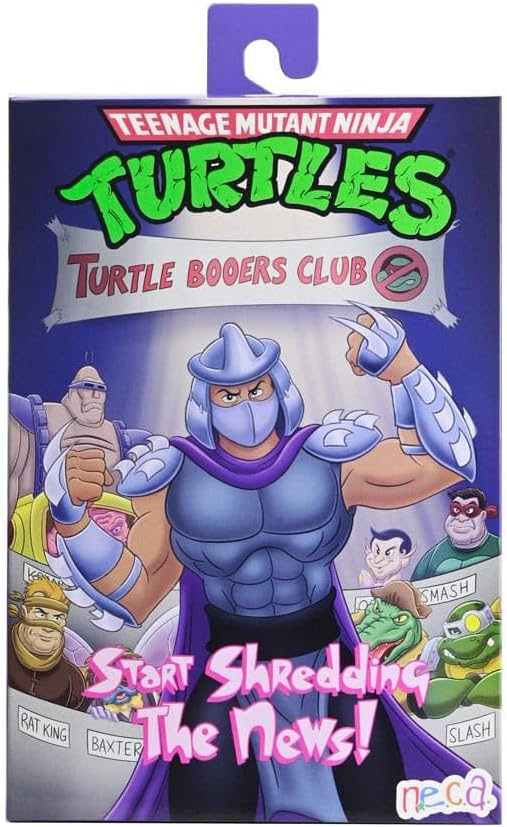Shredder Classic Colors Ultimate Scale Action Figure 18cm Teenage Mutant Ninja Turtles Cartoon