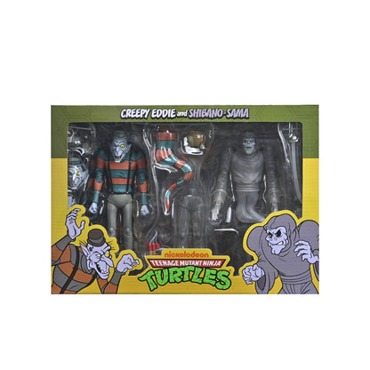 Creepy Eddie & shibano sama 2 Pack Scale Action Figure 18 cm Teenage Mutant Ninja Turtles Saturday Morning Adventures