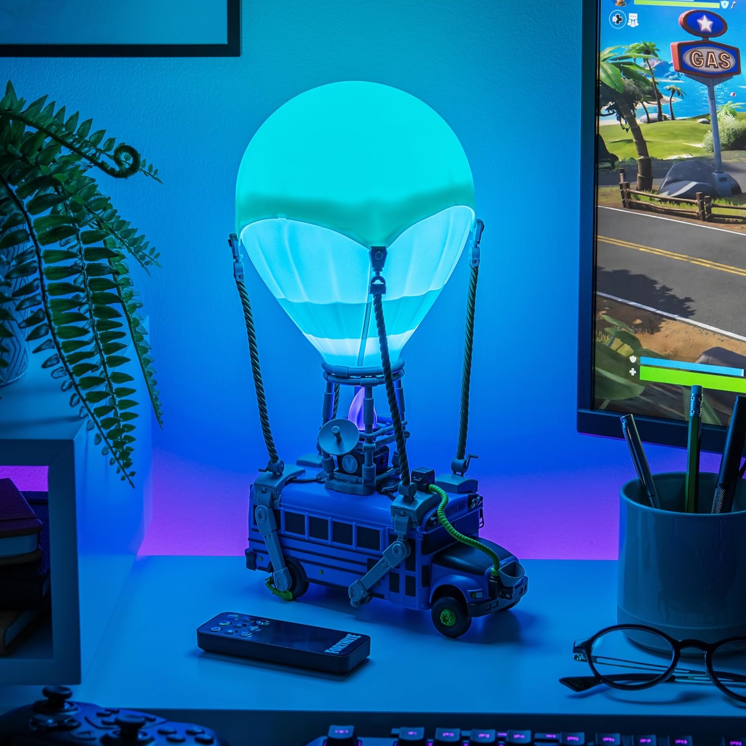 Fortnite Diorama-Leuchte Battle Bus