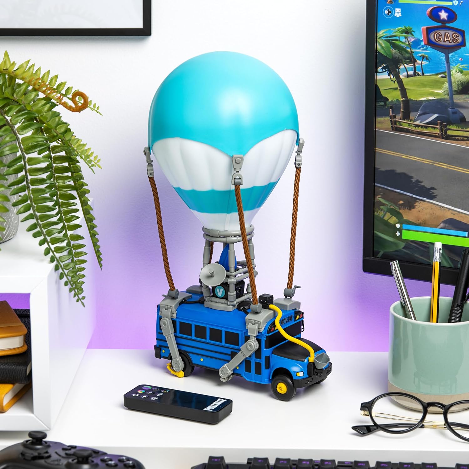 Fortnite Diorama-Leuchte Battle Bus