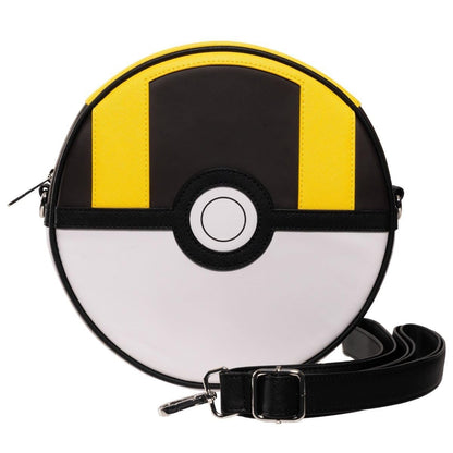 Loungefly Exclusives Pokemon Ultra Ball Crossbody Bag, Multi, Faux Leather, Adjustable Removable Strap, 10W x 10H x 3D Inches, 1.2 Pounds, Entertainment Earth Exclusive