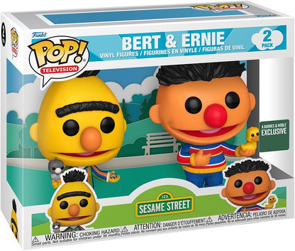 Pop Bert & Ernie Sesame Street 2 Pack (with Plastic Protection
