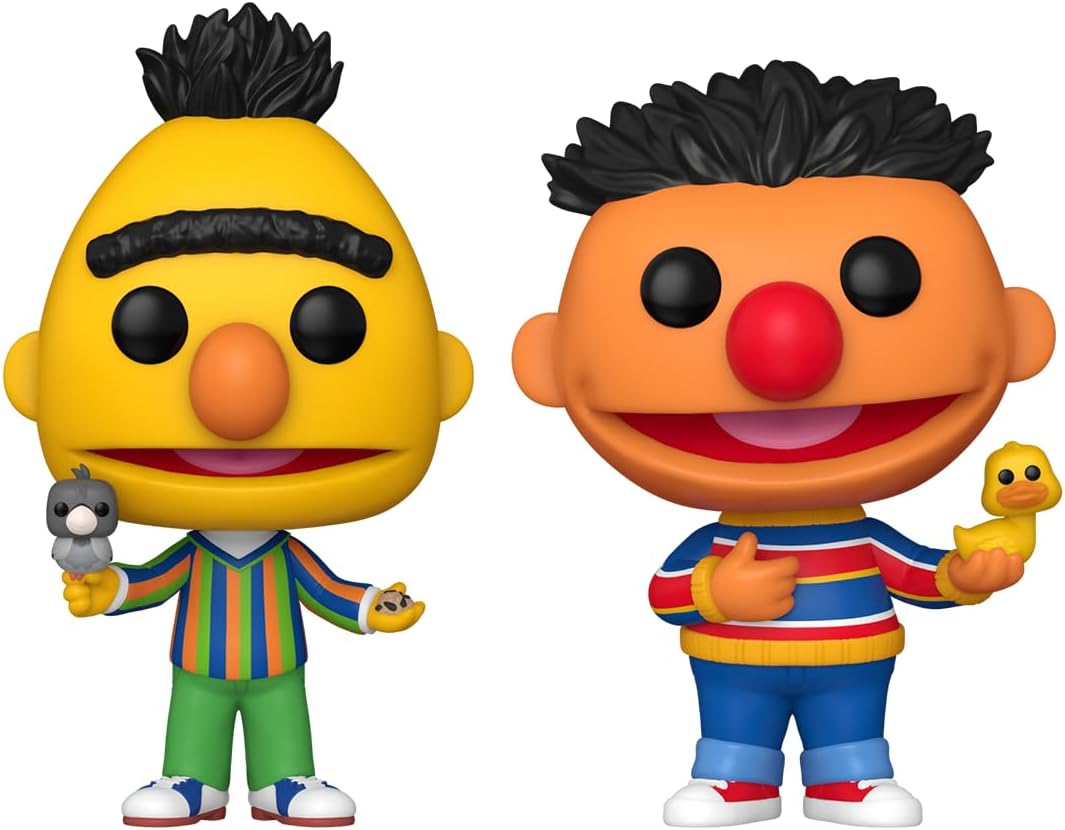 Pop Bert & Ernie Sesame Street 2 Pack (with Plastic Protection