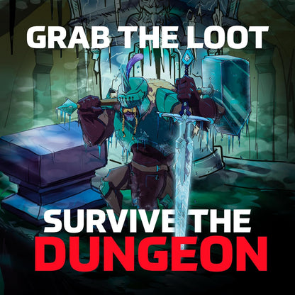 Shuffle Dungeons Board Game - Solo and Co-op Dungeon Crawler for 1-4 Players