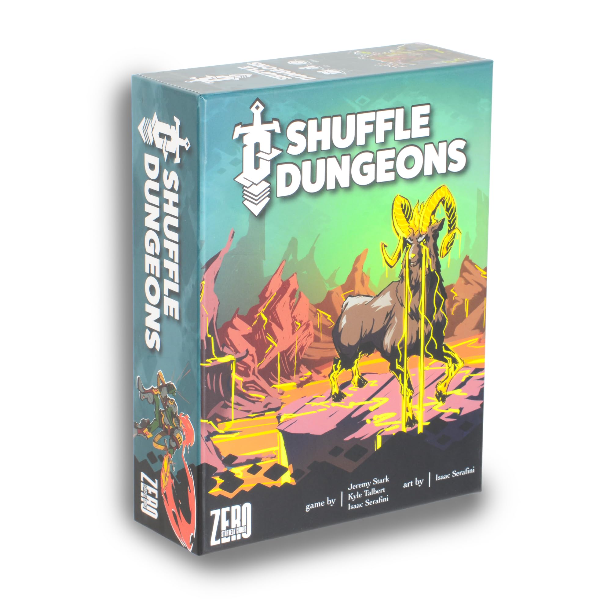 Shuffle Dungeons Board Game - Solo and Co-op Dungeon Crawler for 1-4 Players