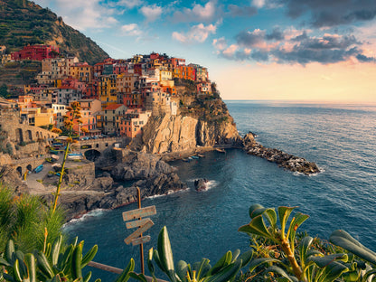 Ravensburger View of Cinque Terre Italy 1500 Piece Jigsaw Puzzles for Adults and Kids Age 12 Years Up