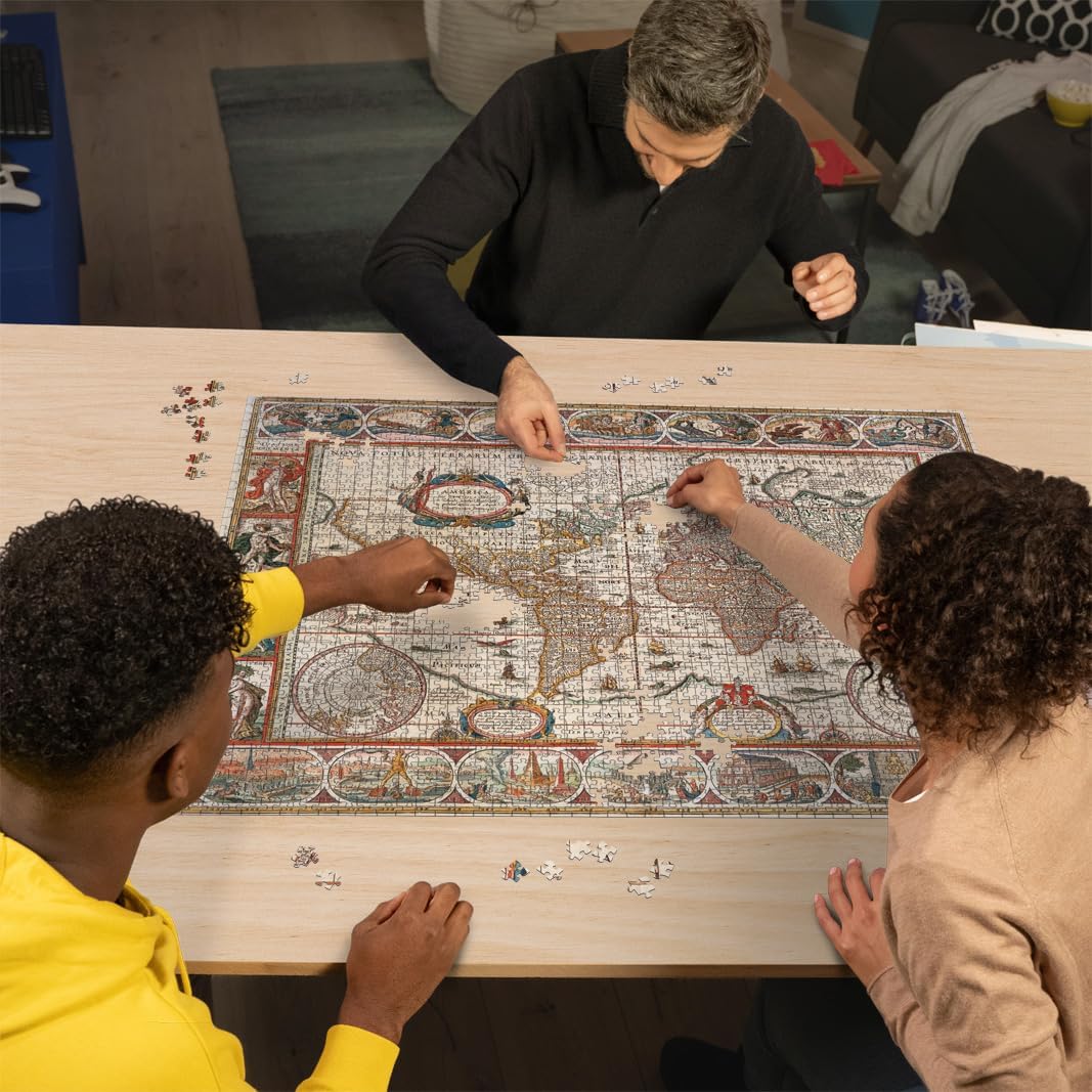Ravensburger Map of the World from 1650, 2000 Piece Jigsaw Puzzle for Adults & for Kids Age 12 and Up
