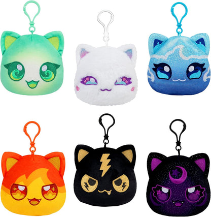 Aphmau 6” MeeMeow Mystery Plush Clip Ons – Elemental, Official Aphmau Merch,Blind Bag,1 of 6 Possible, Styles May Vary