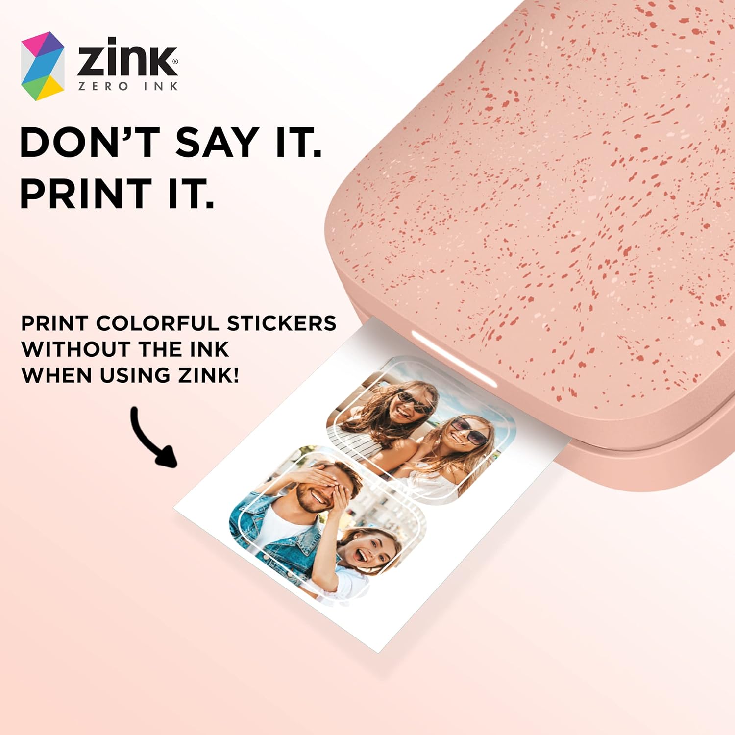 Hp - Zink Paper Sprocket Luna 30-Pack 2X3 Pre-Cut 1.3X1.3 Sticker (Hpiz2X330C)