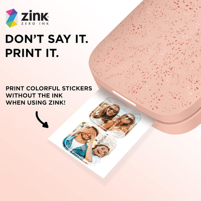 Hp - Zink Paper Sprocket Luna 30-Pack 2X3 Pre-Cut 1.3X1.3 Sticker (Hpiz2X330C)