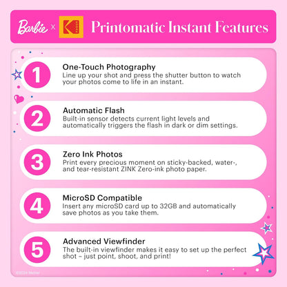 Kodak - Printomatic Barbie Camera