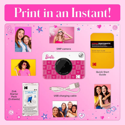 Kodak - Printomatic Barbie Camera