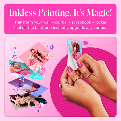 Barbie x Kodak Printomatic Digitale Camera – 5MP Draagbare Barbie Camera Print Kleurige 2x3” Stickers – Handtekeningstijl