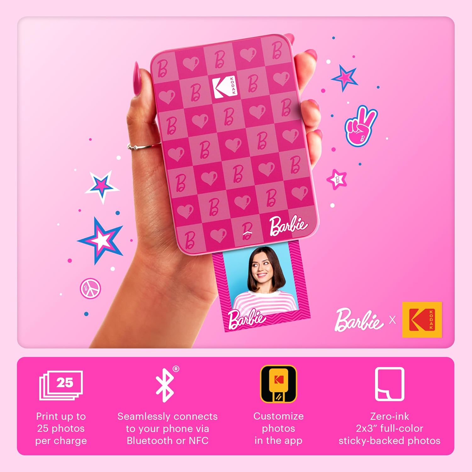 Kodak - Step Printer Slim Barbie Printer