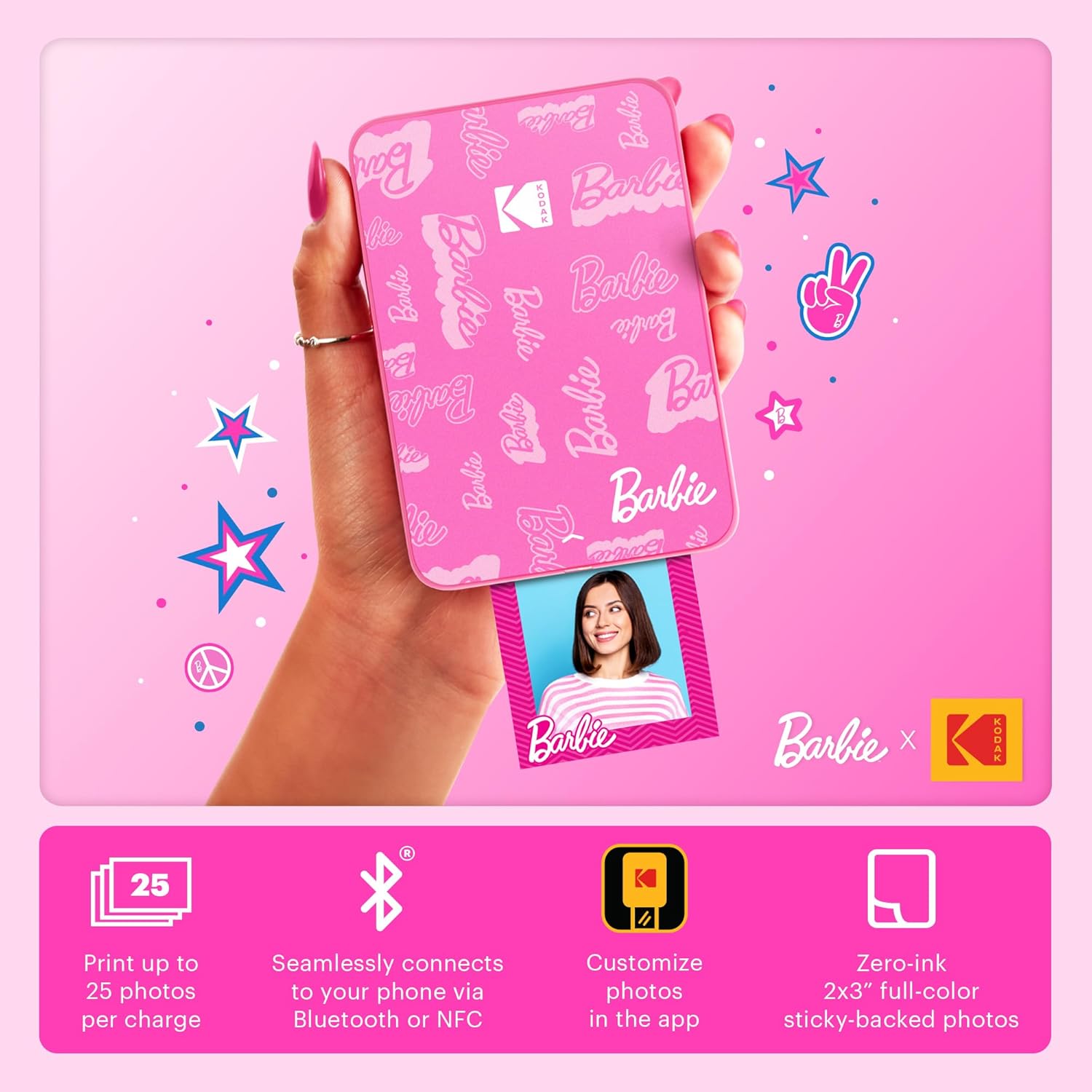 Kodak - Step Printer Slim Barbie Printer