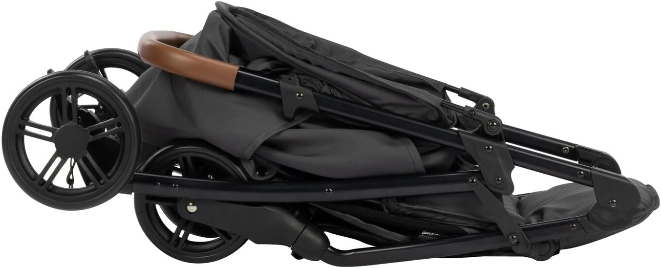 Bebeconfort Misty, Baby kinderwagen, mand met 8 kg draagvermogen, Tafeltje voor veiligheid en spelen, Compact Inklapbaar, Kinderwagen met vlakke ligstand, 0-4 jr., Tot 22 kg