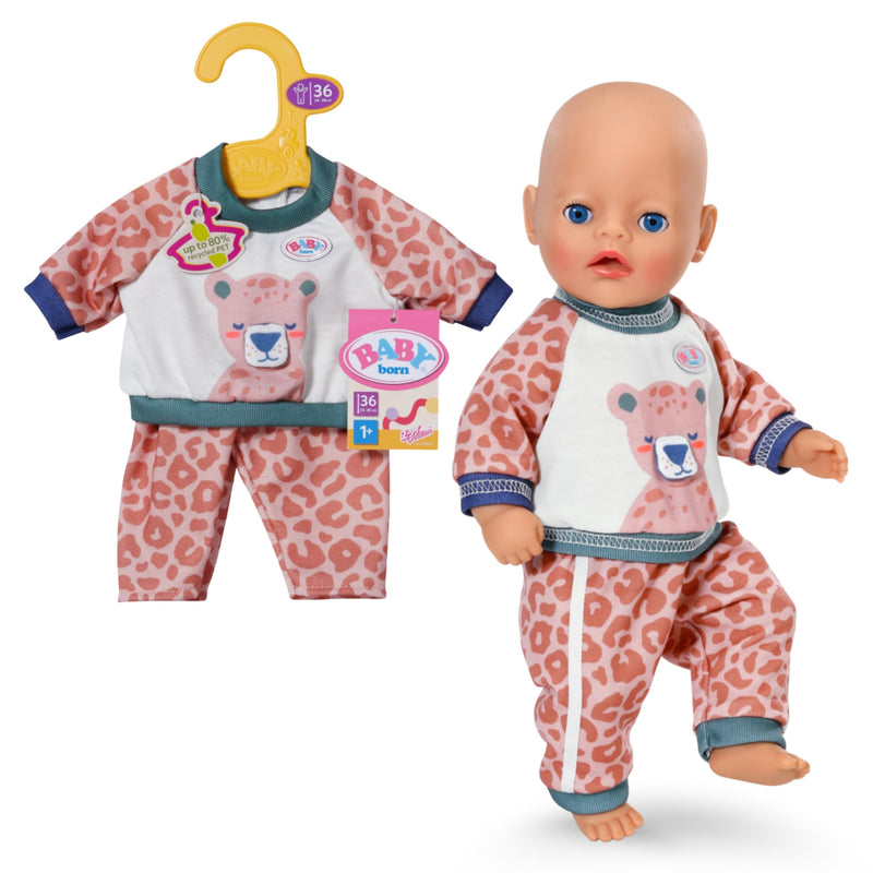 Baby Born - Jogging Suit Jungle 36Cm (838112)