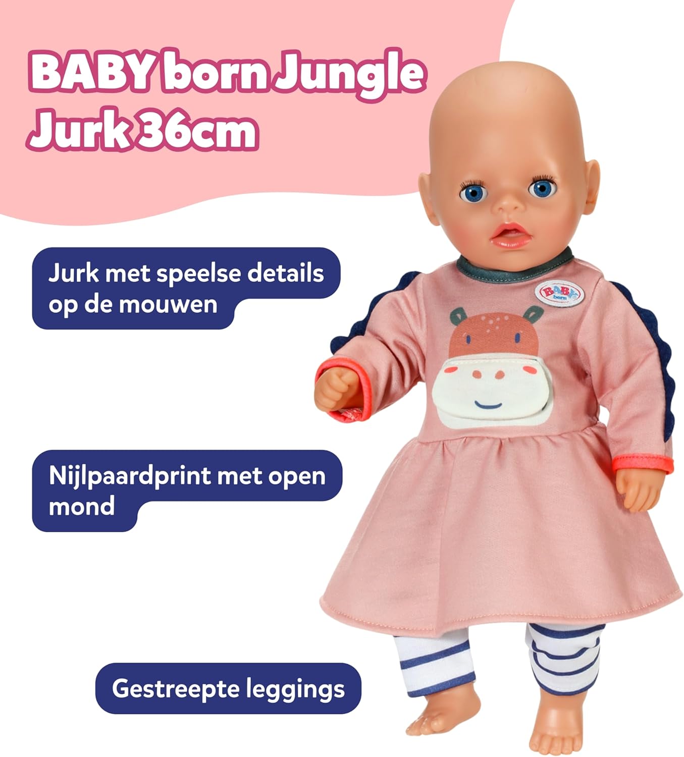 Baby Born - Dress Jungle 36Cm (838129)