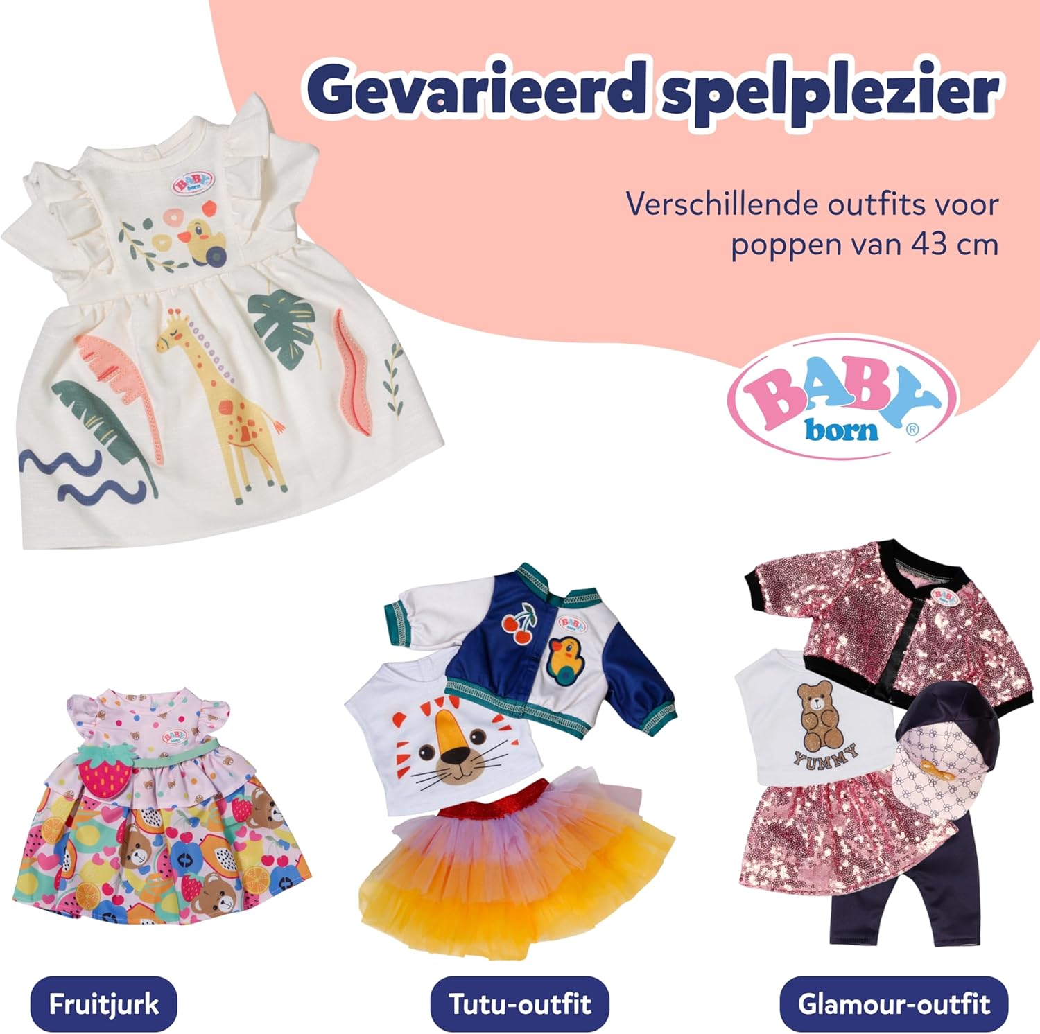 Baby Born - Dress Giraffe 43Cm (871607)