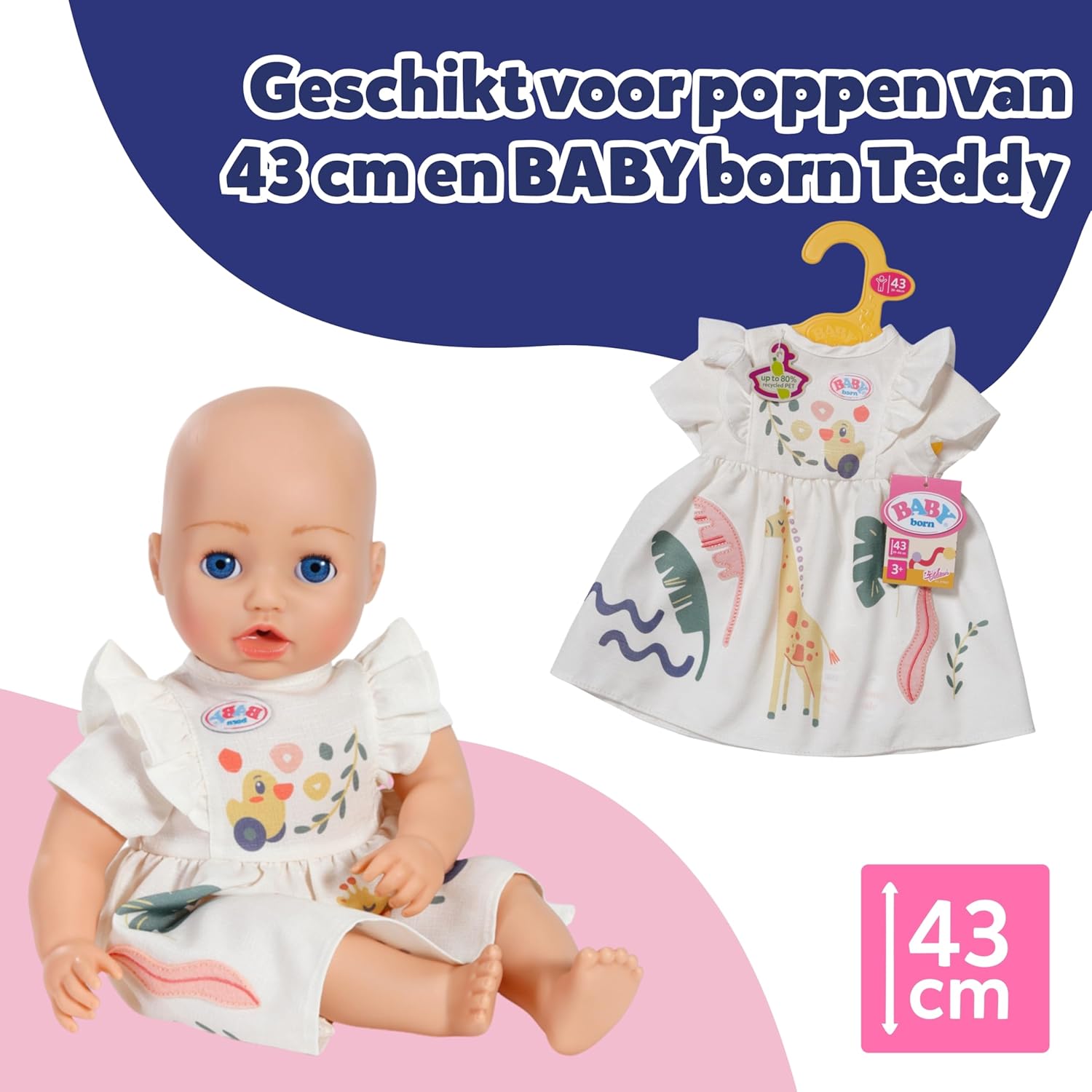 Baby Born - Dress Giraffe 43Cm (871607)
