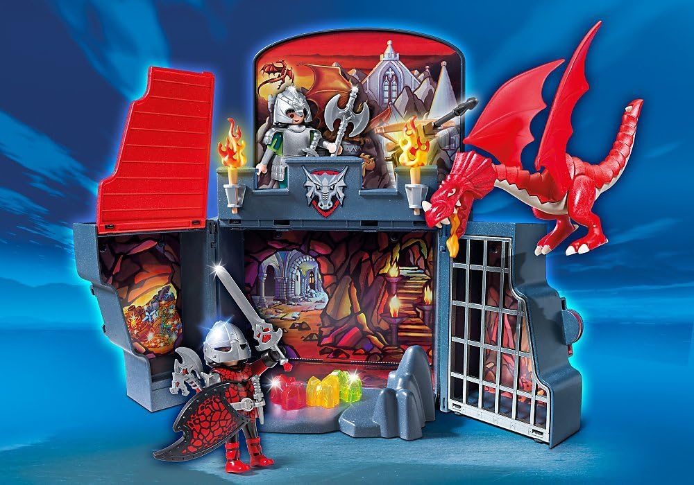 Playmobil Dragons 5420 koffer – ridders en draak draagbaar
