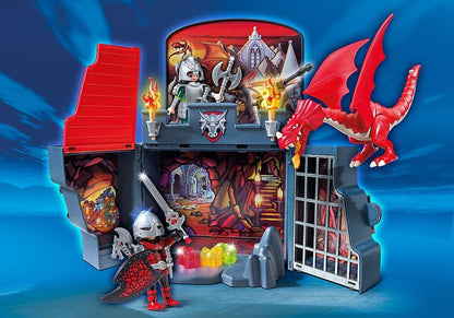 Playmobil Dragons 5420 koffer – ridders en draak draagbaar