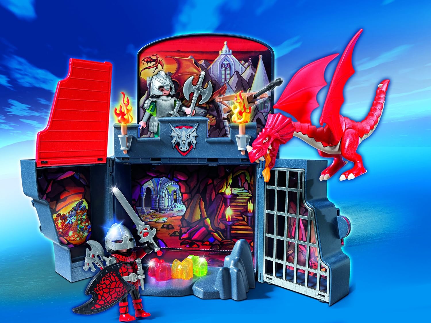 Playmobil Dragons 5420 koffer – ridders en draak draagbaar