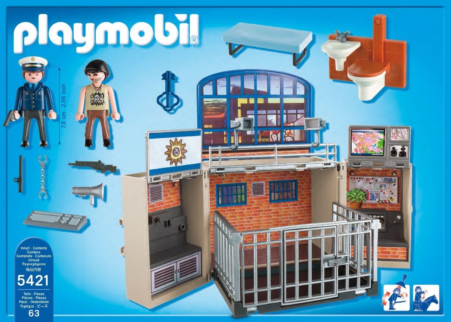 Playmobil - Game Box - Police Station (5421)