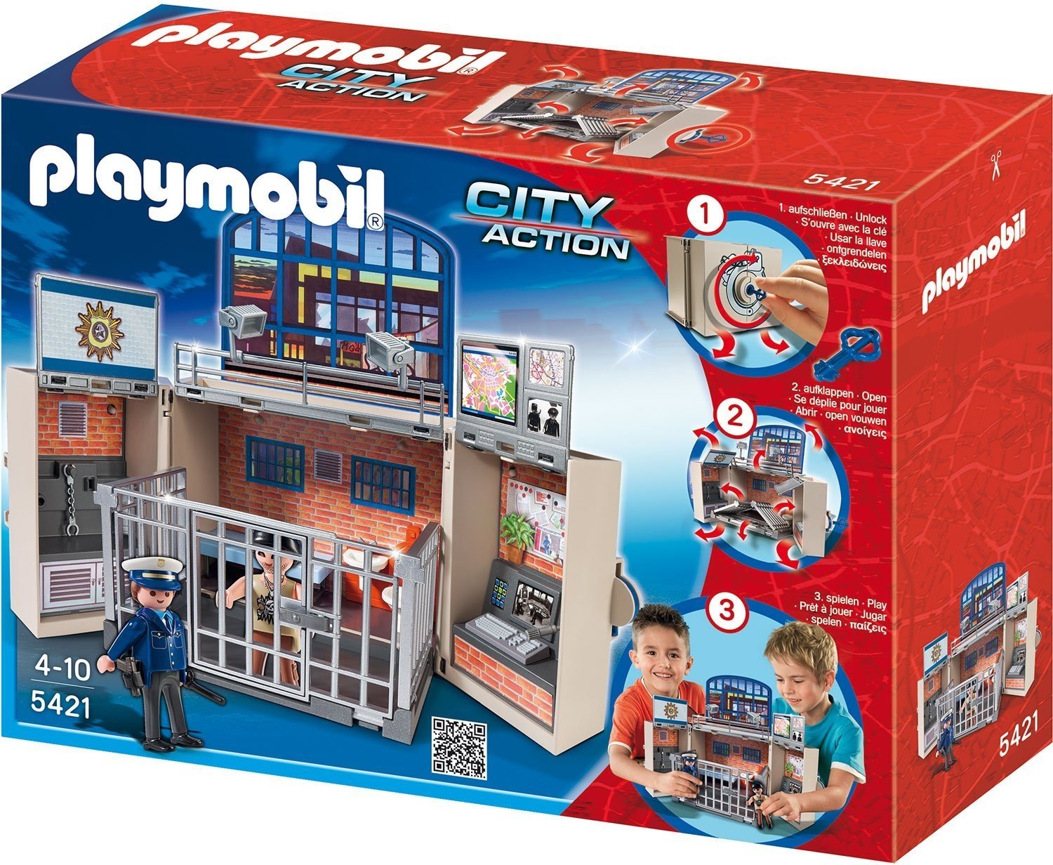 Playmobil - Game Box - Police Station (5421)